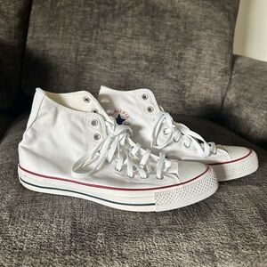 Converse White High-Top Athletic Shoes